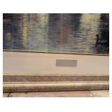 Thomas Kinkade Stone Bridge Print with COA 45x36