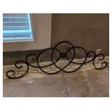 Decorative Metal Scroll Wall Art 56 inches wide