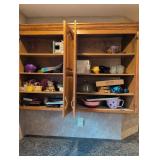 Contents of both cabinets