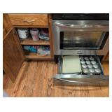 Cabinet contents and 6 drawers