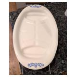 Corningware Cornflower Blue Oval Dish P-19