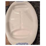 Corningware Cornflower Blue Oval Dish P-19