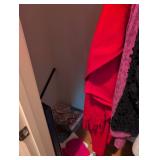 Hall closet contents, bring bags