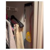 Hall closet contents, bring bags