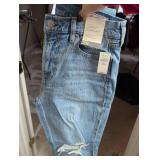 High Rise Cheeky Straight Jeans Size 29 Petite