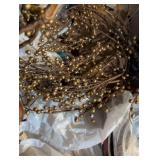 Metallic Gold Berry Holiday Wreath