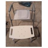 Adjustable Medical Shower Chair and commode