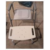 Adjustable Medical Shower Chair and commode