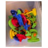 Rainbow Marble Run Track Set