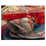 Birthday party wrap with decorations