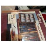 Art Studio 72 Piece Mixed Media Art Set with Wood Case