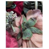 Decorative Silk Flowers for accessories basket not included