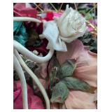 Decorative Silk Flowers for accessories basket not included