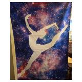 Galaxy Dancer Towel/wall tapestry microfiber 32\"x50\"