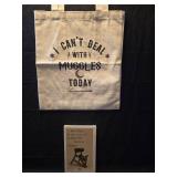 Harry Potter Inspired Muggles Canvas Tote Bag and 