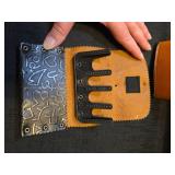 6oz Stainless Steel Hip Flask with Leather Cover and Coin Bank Insert