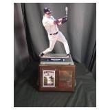 Bernie Williams Yankees Figurine with A-Rod Display