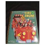 Little Golden Book - The Fire Engine Book & Thin Red Line Patches