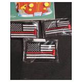 Little Golden Book - The Fire Engine Book & Thin Red Line Patches