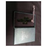 Green Glass Cactus Ornament