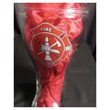 Firefighter Elmo Hand Pupper and Official Fire Rescue Boot Glass Set