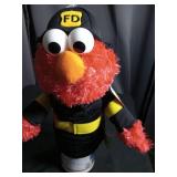 Firefighter Elmo Hand Pupper and Official Fire Rescue Boot Glass Set
