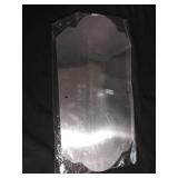 No Soliciting Door Sign with Gold Lettering