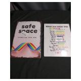 Safe Space Medical Office Signs - Rainbow Pride Design