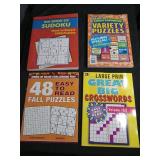 Puzzle Book Collection - Sudoku, Crosswords & Variety Games