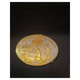 Statue of Liberty Centennial Belt Buckle 1886-1986