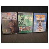 Dog Movie DVD Collection Bundle - Rin Tin Tin, Disney Dogs, Dude Where