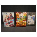 Family Holiday Movie DVD Collection - Score, Santa Buddies, Dog Named Christmas