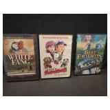 Family Movie DVD Collection - White Fang, Daniel and Superdogs, Best Friends