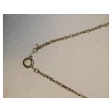 Gold-Tone Cameo Pendant Necklace with Beaded Frame