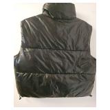 Orange Kiss Essentials Black Puffer Vest XL