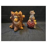 Woodland Animal Tea Light Holder Set