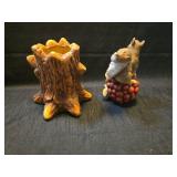 Woodland Animal Tea Light Holder Set