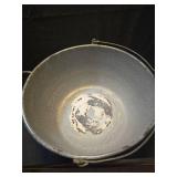 Gray Graniteware Wash Basin