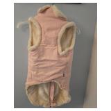 DOGO New York Pink Furry Runner Dog Coat Size 4XL