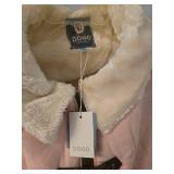 DOGO New York Pink Furry Runner Dog Coat Size 4XL