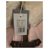 DOGO New York Pink Furry Runner Dog Coat Size 4XL