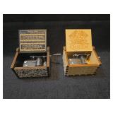 Hand Crank Music Boxes - Queen and Amazing Grace