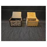 Hand Crank Music Boxes - Queen and Amazing Grace