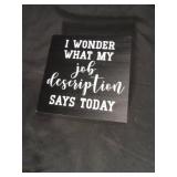 Mom Likes Me Best T-Shirt and Job Description Sign Set