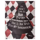 Alice in Wonderland Quote Tote Bag