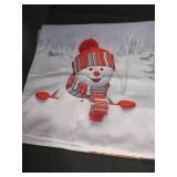 TongXi Winter Snowman Square Decorative Pack