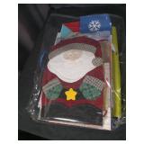 Holiday Gift Wrapping Paper Set with Santa Design