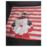 Holiday Theme Red and White Decorative Pillow Case