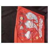 Holiday Theme Red and White Decorative Pillow Case