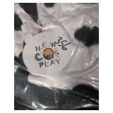 News Cos Play Cow Print Plush Outfit